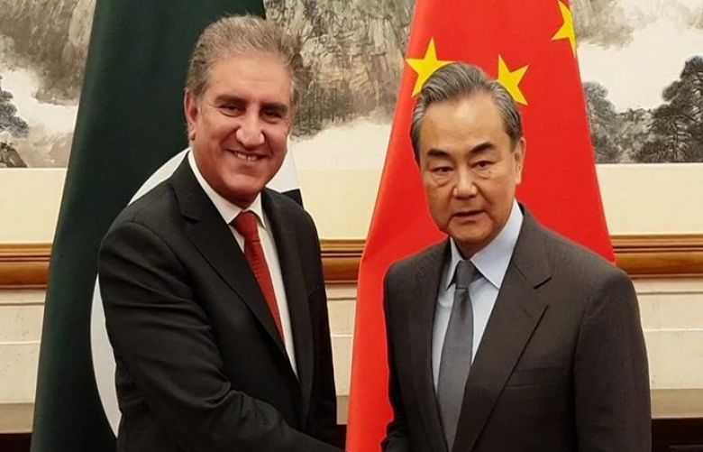Foreign Minister Shah Mahmood Qureshi and his Chinese counterpart Wang Yi