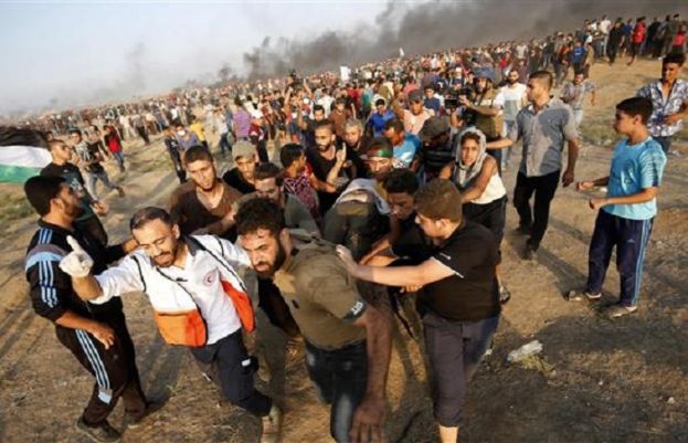 7 Palestinians killed, over 500 injured in clashes with Israeli soldiers in Gaza