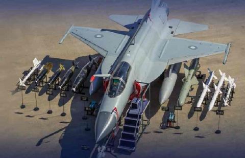 PAF JF-17 Thunder jet participates in world defence air show