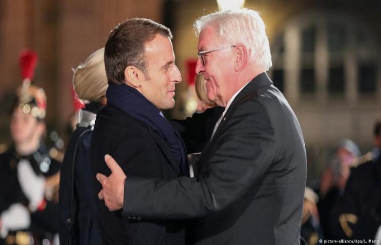 German, French presidents mark centenary for end of WWI in Strasbourg