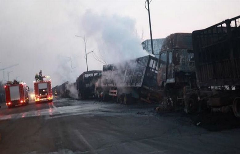 Blast kills 22 near China factory in Olympic city