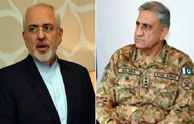 Army chief, Iranian foreign minister discuss regional security