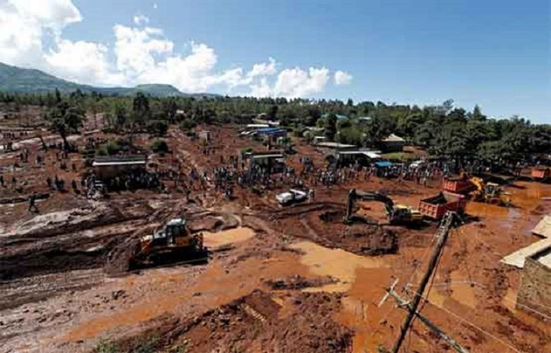 At least 27 dead after dam bursts in Kenya