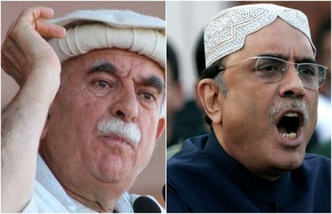  Mahmood Khan Achakzai and Asif Zardari’