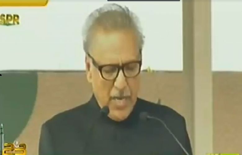 President Arif Alvi asserted Pakistan is a reality and India will have to accept that