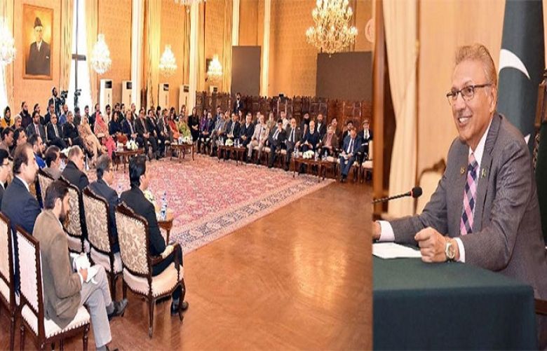 President Alvi stresses on unity for country’s stability, development