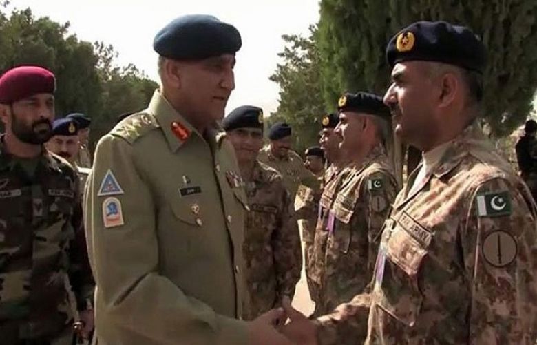 During Quetta visit, General Qamar Javed Bajwa admired army&#039;s efforts to restore peace