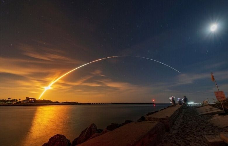 Nasa launches mega Moon rocket