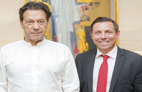 Canadian opposition leader meets PTI Chairman Imran Khan