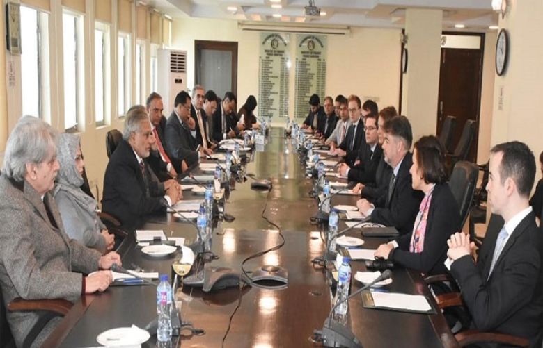 Finance Minister, IMF review Mission discuss economic &amp; fiscal policies and reforms agenda