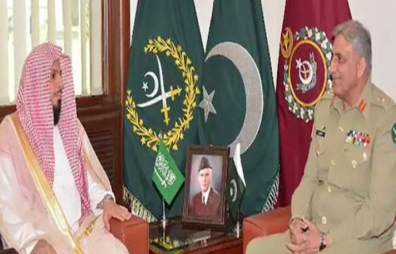 General Qamar Javed Bajwa, Imam-e-Kaaba discuss matters of mutual interest