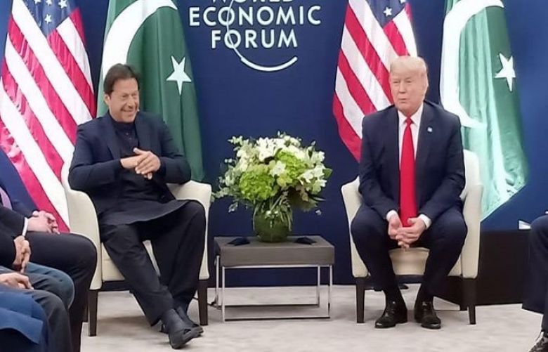 Prime Minister Imran Khan and US president Donald Trump
