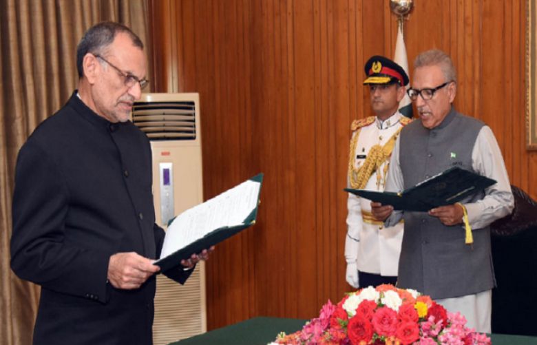 Senator Muhammad Azam Khan Swati has taken oath as Federal Minister.