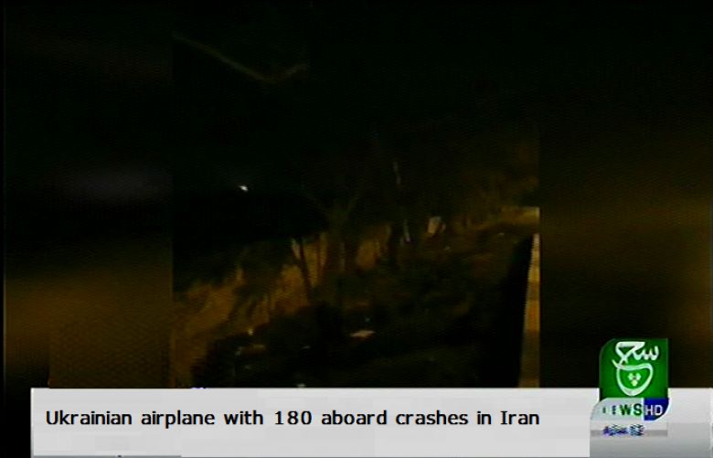 Ukrainian airplane with 180 aboard crashes in Iran