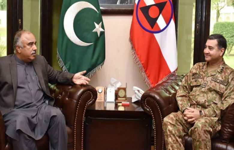 Governor KP, Corps Commander Peshawar discuss law and order situation of province