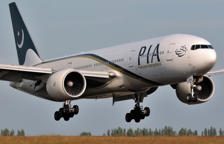 PIA special flight leaves for Toronto carrying Canadian nationals