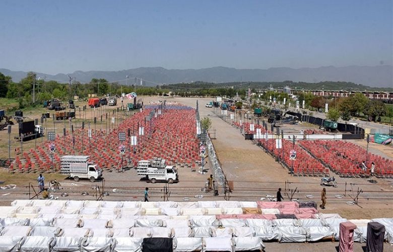 Islamabad ready for &#039;biggest&#039; political power show