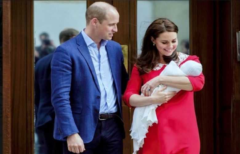 British royals William and Kate name their baby