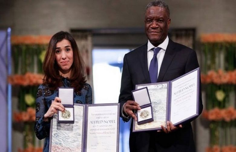 Denis Mukwege and Nadia Murad,