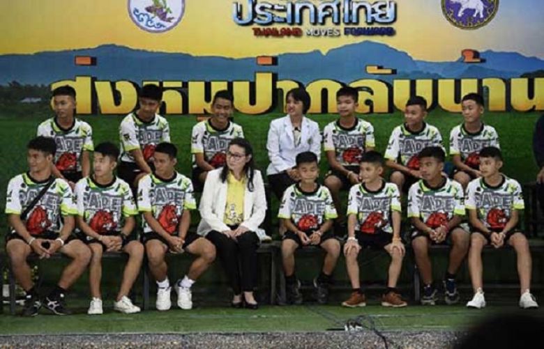 Thai cave boys speak of &#039;miracle&#039; rescue after hospital discharge