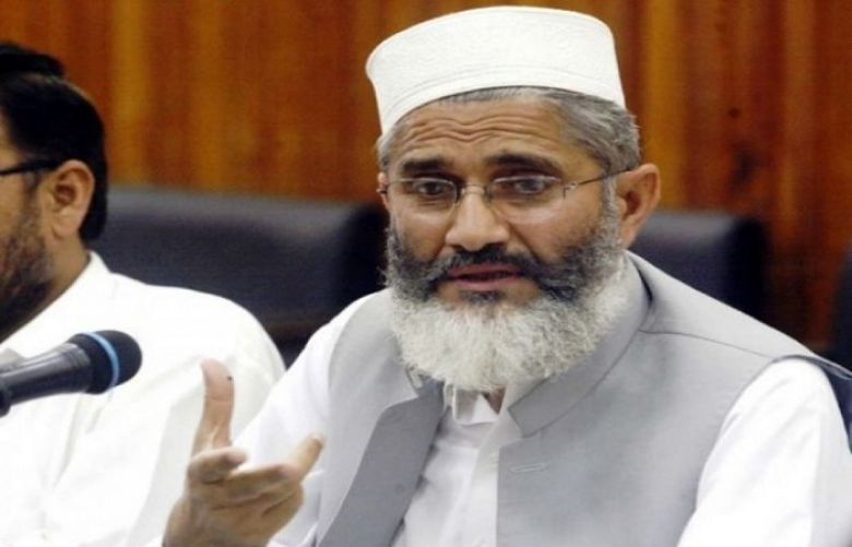  Will not accept any decision taken behind closed doors: Siraj-ul-Haq
