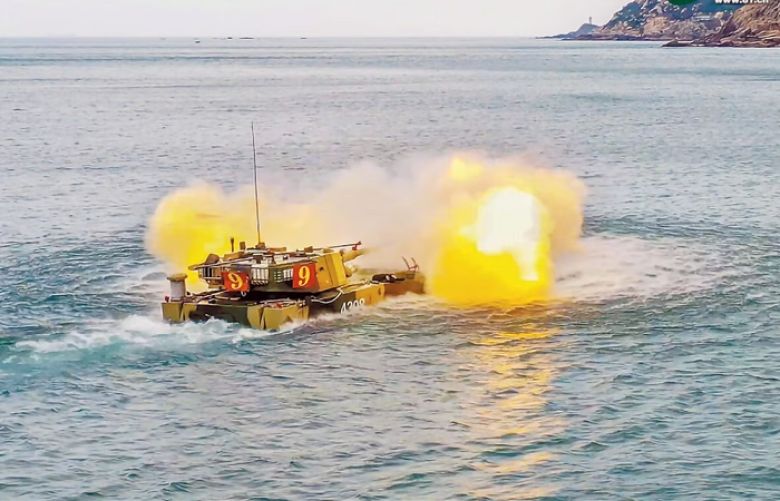 Chinese forces also staged drills in the East China Sea in Augus