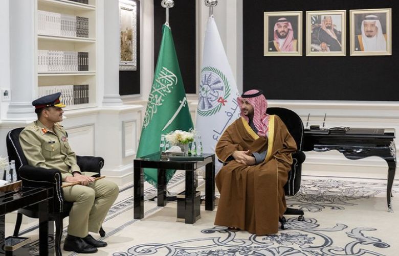 COAS, Saudi defence minister discuss military cooperation