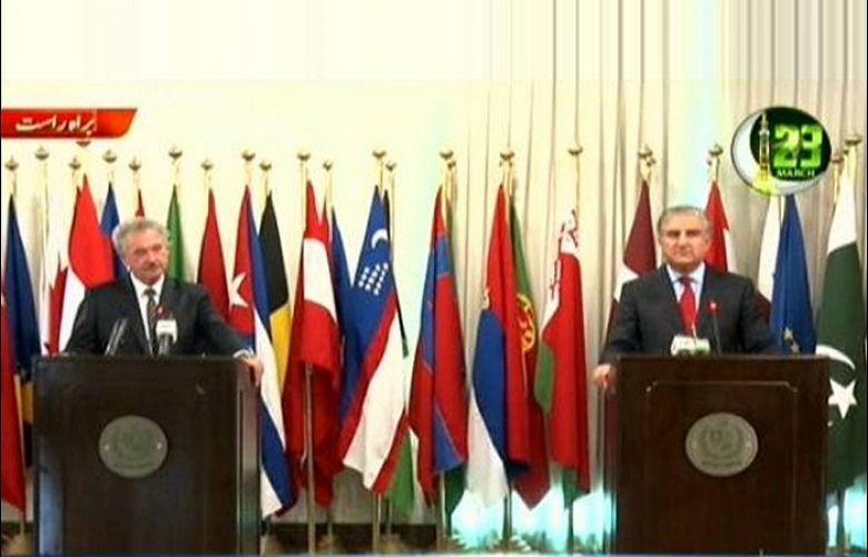 FM Quresh, Luxembourgian counterpart joint press conference