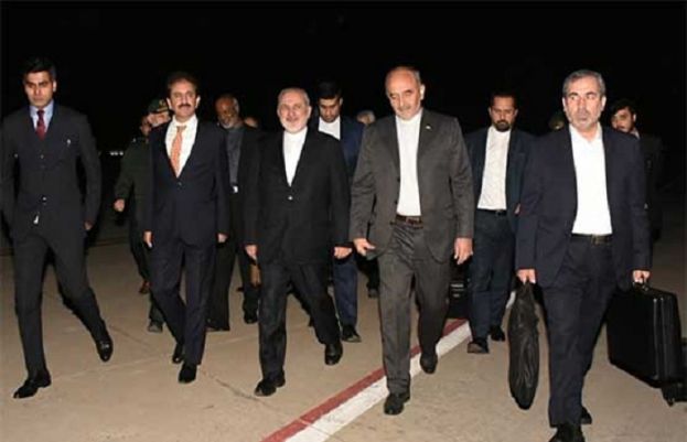 Iran's Foreign Minister Mohammad Javad Zarif arriving Islamabad International Airport 