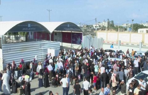 Rafah crossing opens from Gaza for the first time since war started
