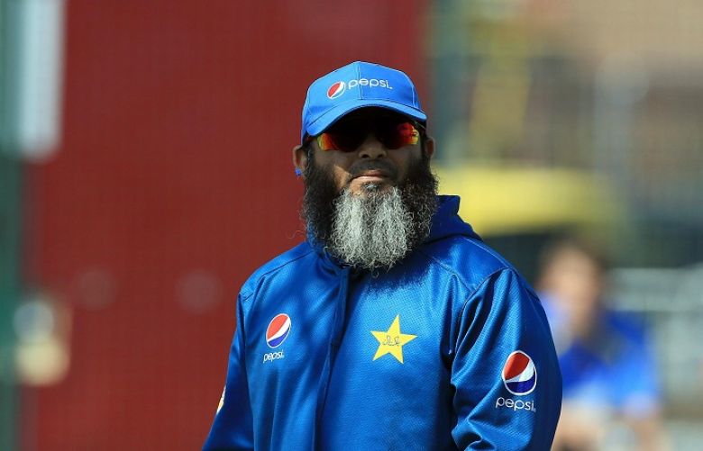 Pakistan&#039;s spin bowling coach Mushtaq Ahmed 