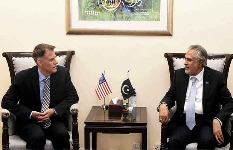 Robert Kaproth, Deputy Assistant Secretary of the US Department of the Treasury for Asia called on Finance Minister Ishaq Dar
