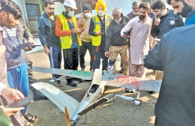 Police arrest operator of crashed drone plane