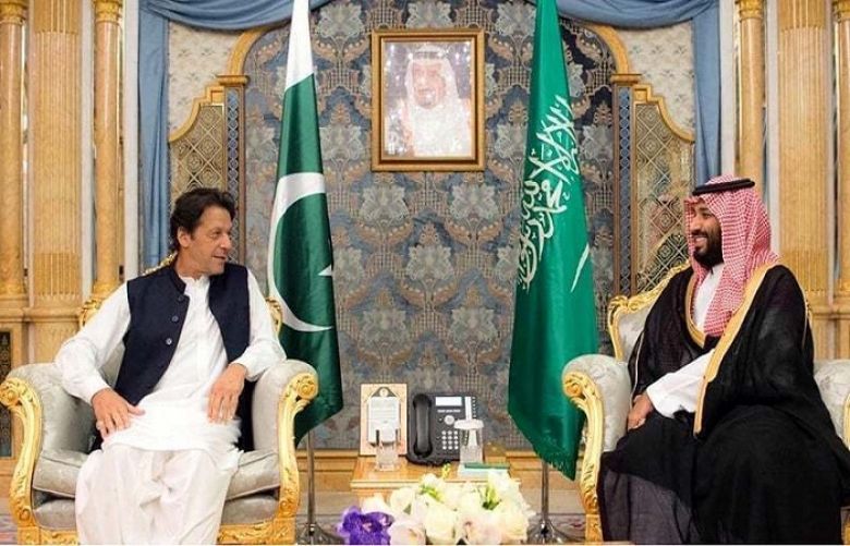 Saudi Crown Prince Mohammad Bin Salman and PM Imran Khan 