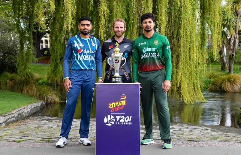 Trophy unveiled for tri-series 