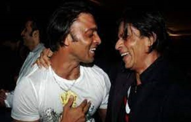 SRK and Shoaib Akhtar 