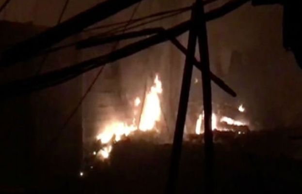 Blaze destroys factory in Kasur