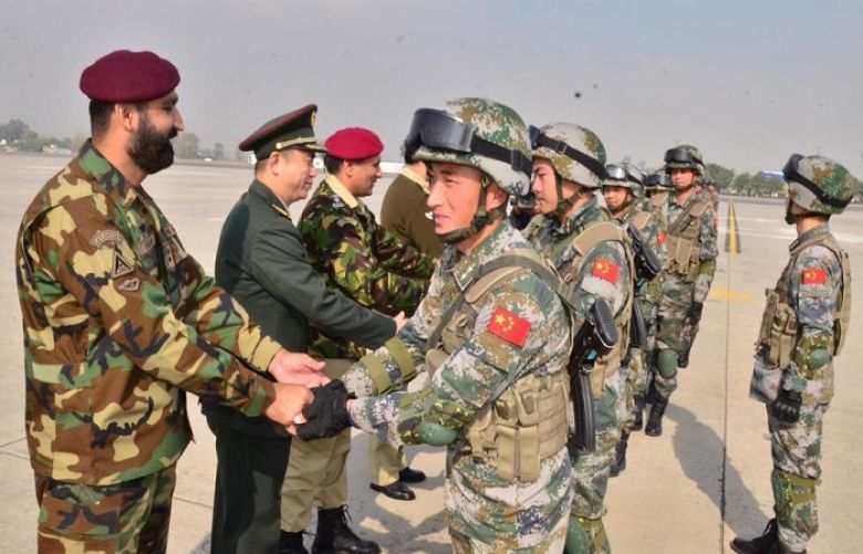 Special forces contingent of People&#039;s Liberation Army China arrives in Pakistan