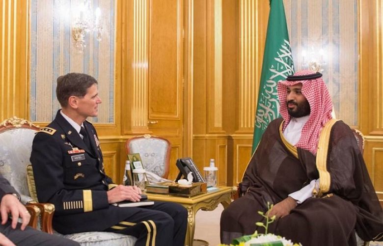 Saudi Crown Prince meets US CENTCOM commander