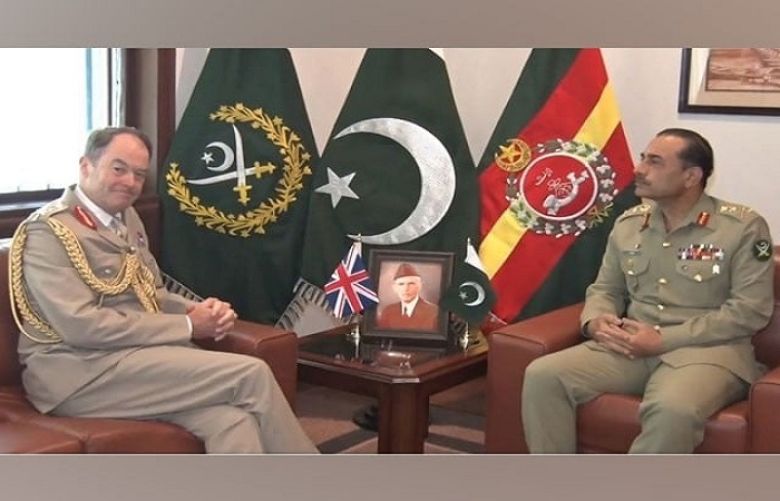 UK army chief meets COAS Munir