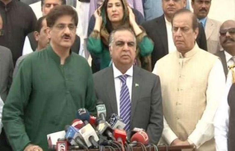  CM Murad ,Governor Sindh lead joint rally to show solidarity with Kashmiries