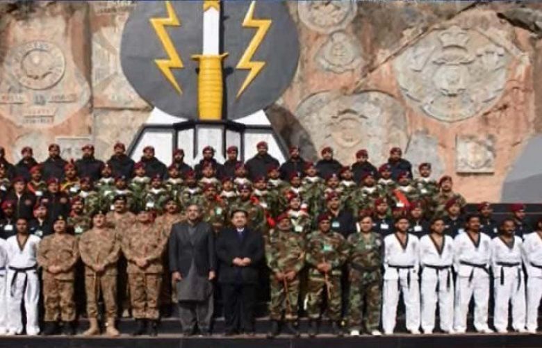 PM Abbasi, Army Chief visit SSG commandos in Cherat