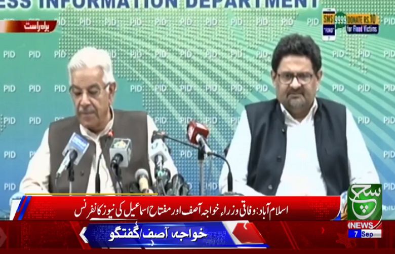 No one has right to defame state institutions: Khawaja Asif