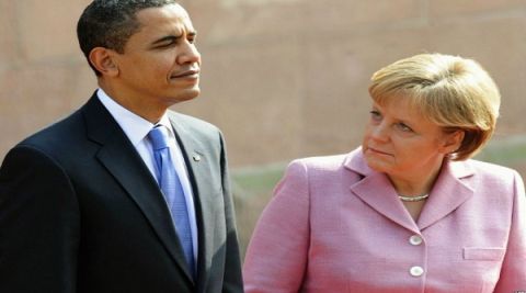 Obama, Merkel