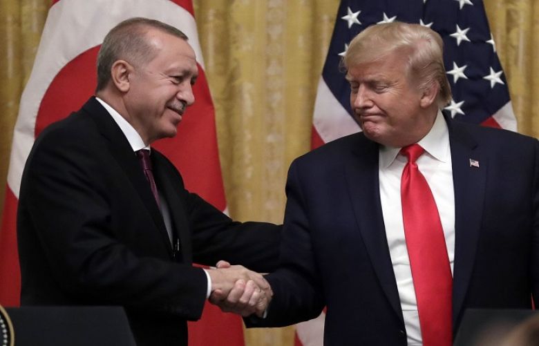  Turkish President Tayyip Erdogan and U.S. President Donald Trump