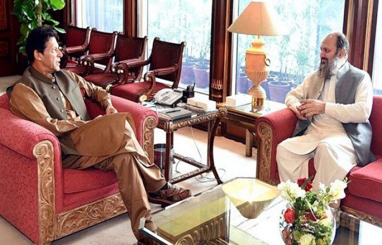 PM Imran, CM Balochistan discuss provincial situation