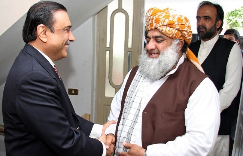 Asif Ali Zardari, JUI-F chief discuss potential alliance in KP