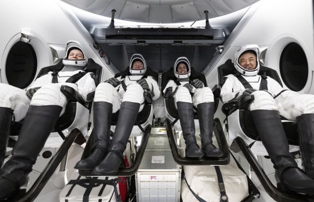 Four astronauts return to Earth after six months in orbit