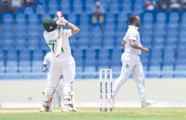 Bangladesh staring at innings defeat in first West Indies Test