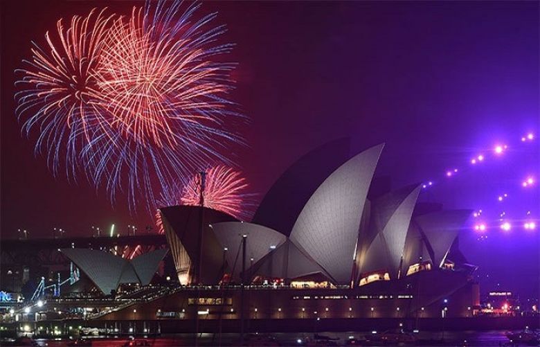 Australia kicks off New Year&#039;s celebration with fireworks